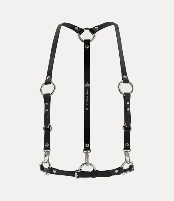 Vivienne Westwood Studs Belts Harness in BLACK